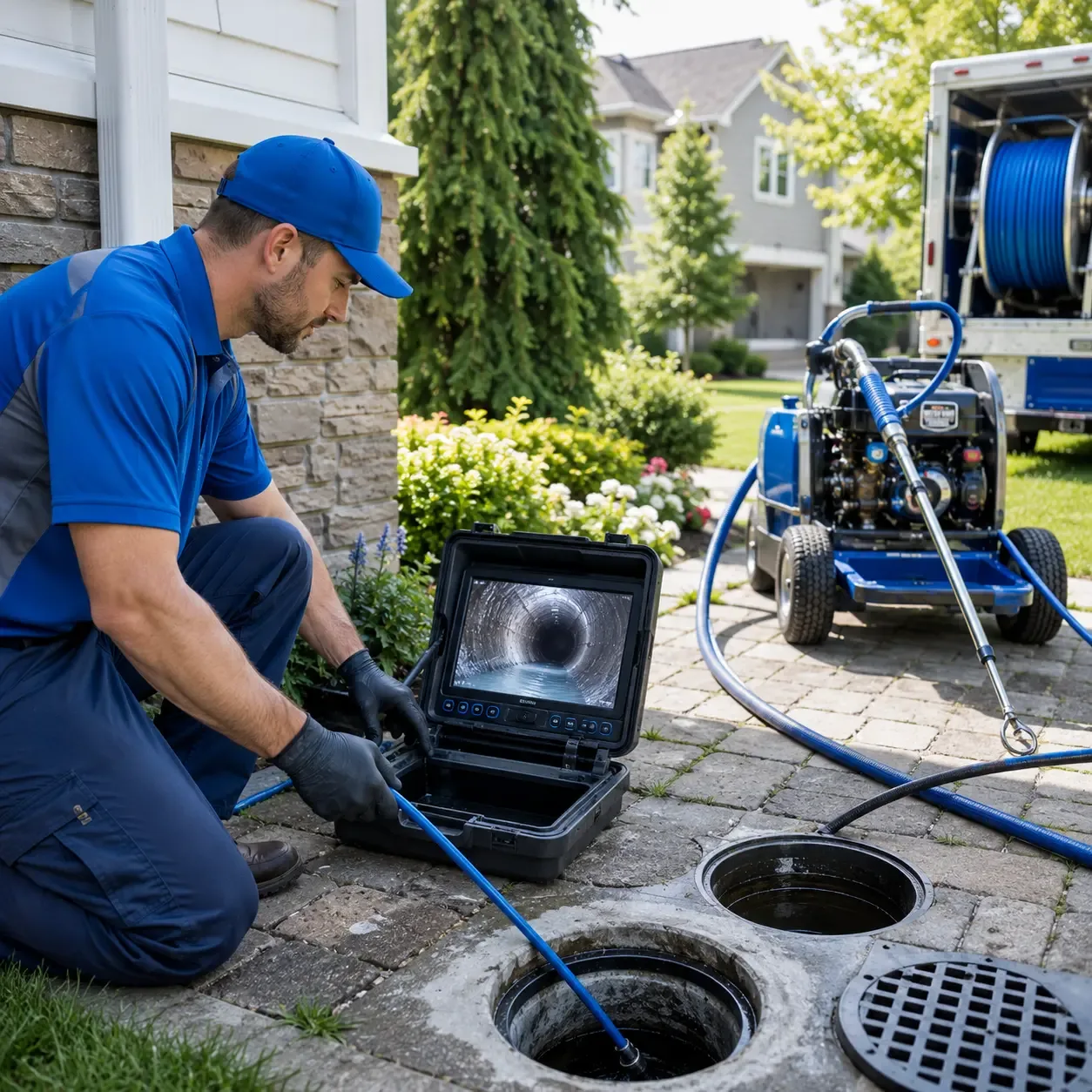 Outdoor drain cleaning professionals serving Newton, IA